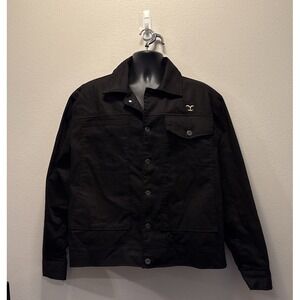 Yellowstone Rip Wheeler Jacket Cole Hauser Black Denim Dutton Ranch Montana L